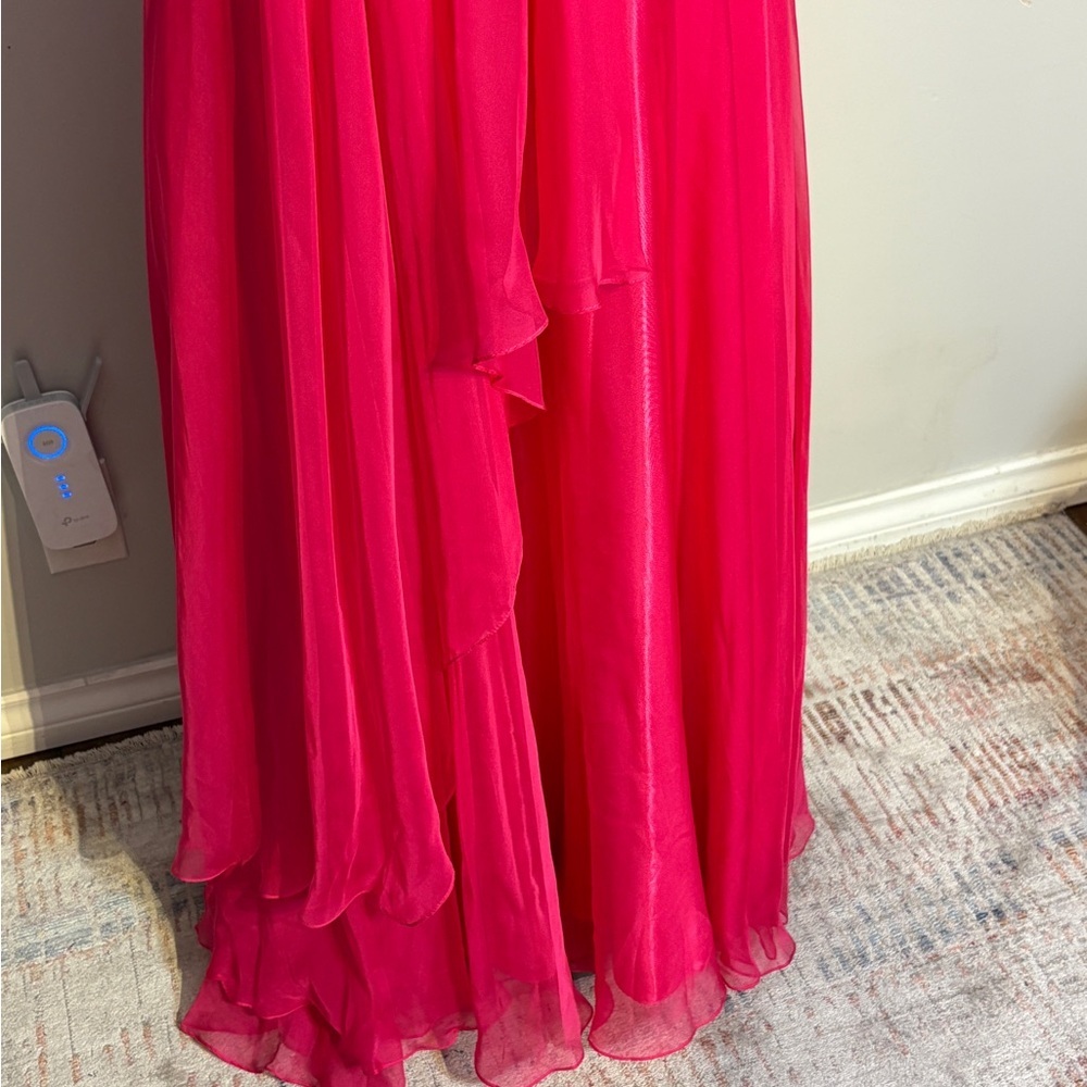 Night Moves One Shoulder Pink Dress nwot size 6 - Picture 6 of 11